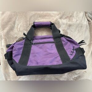 Vintage LL Bean Small Duffel Bag Purple 90s - No Long Strap